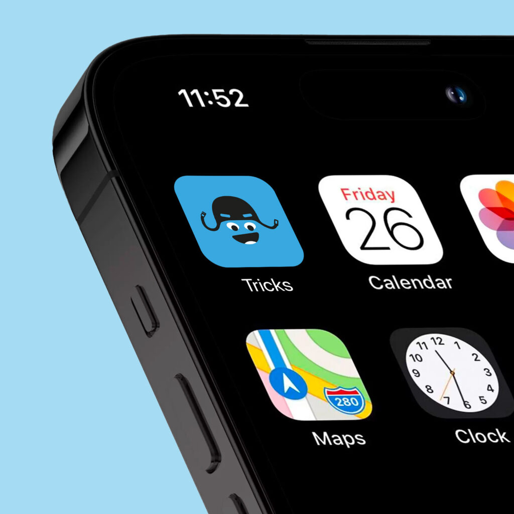 Icône de l'application sur le téléphone